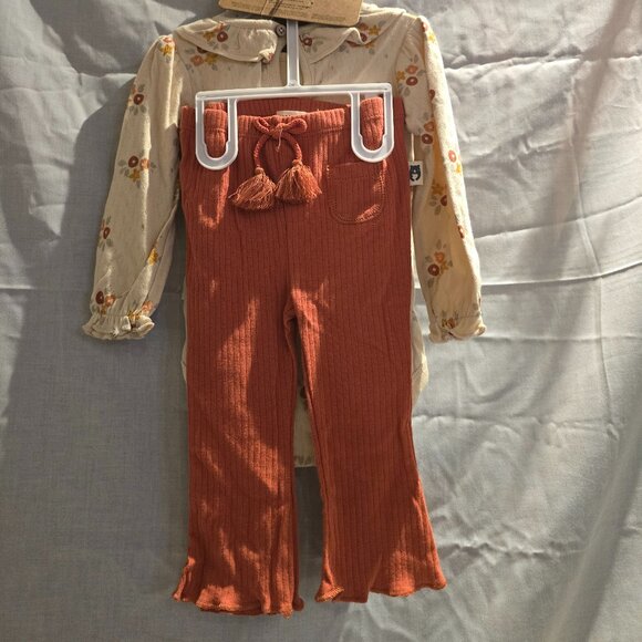 🐰🐻 Rabbit & Bear Baby Girls 3-Piece Organic Cotton Outfit – Size 6–9M – NEW - Picture 4 of 4